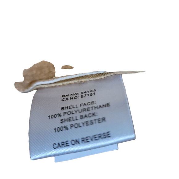 Marc New York Tan Faux leather Jacket Sz Xlarge   NWT - Picture 8 of 8